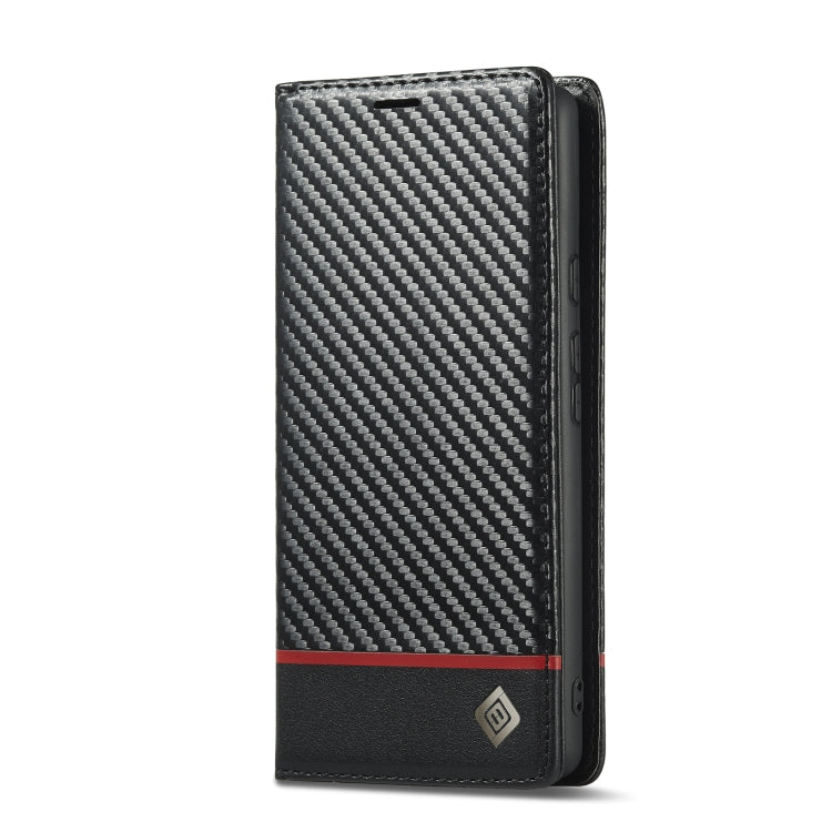 For Google Pixel 7a LC.IMEEKE Carbon Fiber Leather Phone Case(Horizontal Black) - free shipping - PMC TechLife - Order now!