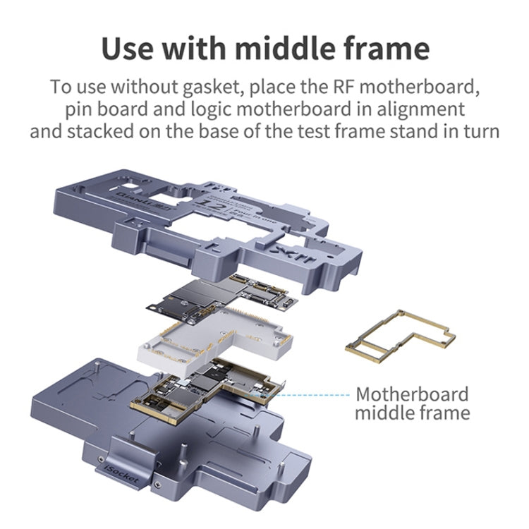 Qianli iSocket Motherboard Layered Test Fixture For iPhone 12 Series - free shipping - PMC TechLife - Order now!