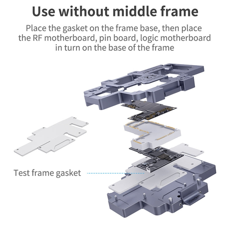 Qianli iSocket Motherboard Layered Test Fixture For iPhone 12 Series - Repair Fixture by QIANLI | Online Shopping South Africa | PMC Jewellery