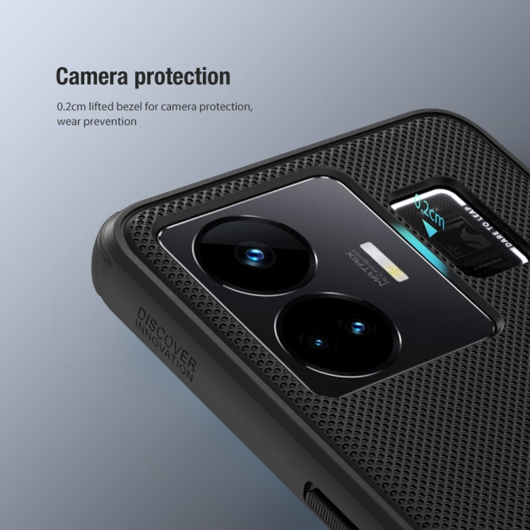 For Realme GT Neo 5 NILLKIN Frosted Shield Pro PC + TPU Phone Case(Black) - Realme Cases by NILLKIN | Online Shopping South Africa | PMC TechLife | Buy Now Pay Later Mobicred