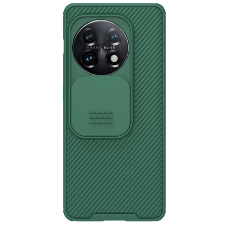 For OnePlus 11 NILLKIN CamShield Pro Series PC Full Coverage Phone Case(Green) - OnePlus Cases by NILLKIN | Online Shopping South Africa | PMC Jewellery