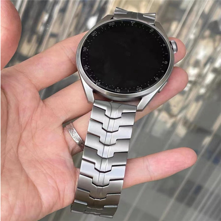 For Garmin Venu 2 / Forerunner 265 / 255 22mm Universal Stainless Steel Watch Band(Black) -  by PMC TechLife | Online Shopping South Africa | PMC TechLife