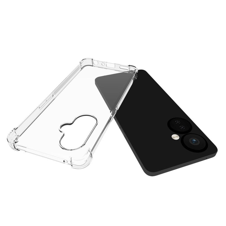 For OnePlus Nord CE 3 Lite Shockproof Non-slip Thickening TPU Phone Case(Transparent) - free shipping - PMC TechLife - Order now!
