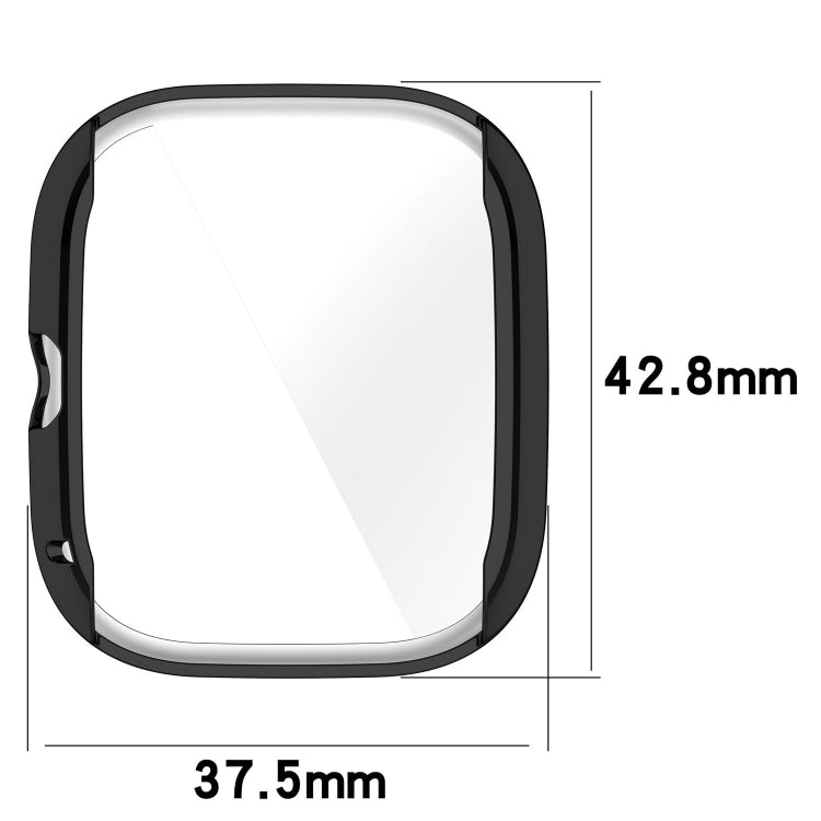 For Amazfit GTS4 Mini Full Coverage TPU Electroplating Watch Protective Case(Pink) -  by PMC TechLife | Online Shopping South Africa | PMC TechLife