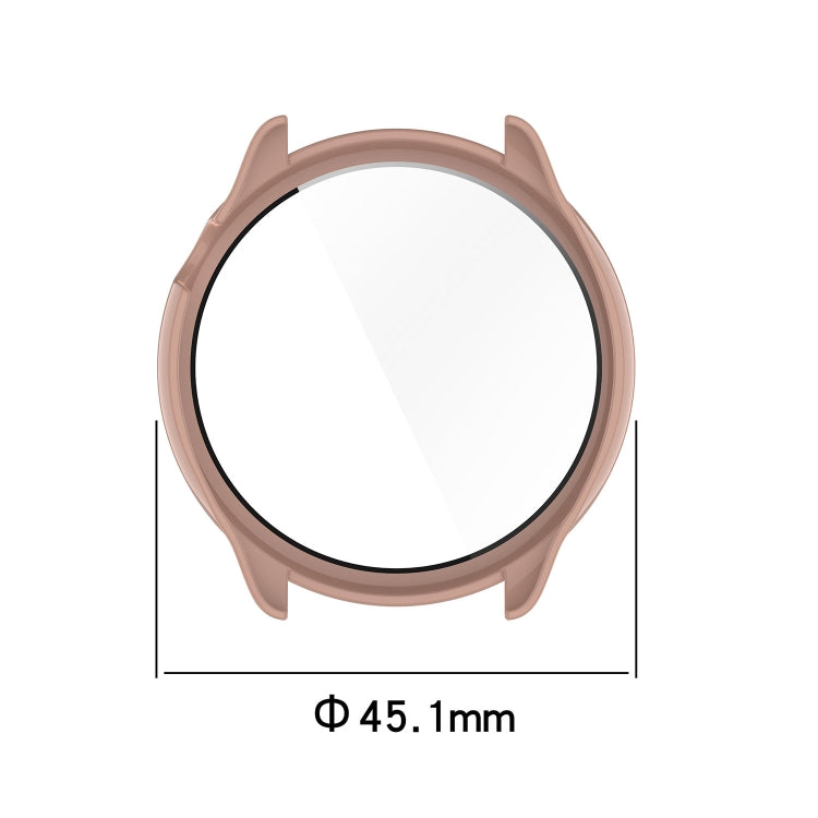 For Amazfit GTR Mini PC + Tempered Film Integrated Watch Protective Case(Transparent) -  by PMC TechLife | Online Shopping South Africa | PMC TechLife