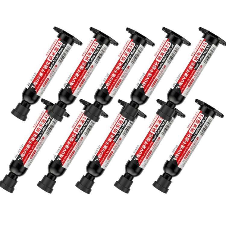 10pcs Qianli MEGA-IDEA Nano Solder Mask 3S Jump Wire UV Dry Fast Curing Glue - Repair Glue Series by QIANLI | Online Shopping South Africa | PMC TechLife | Buy Now Pay Later Mobicred
