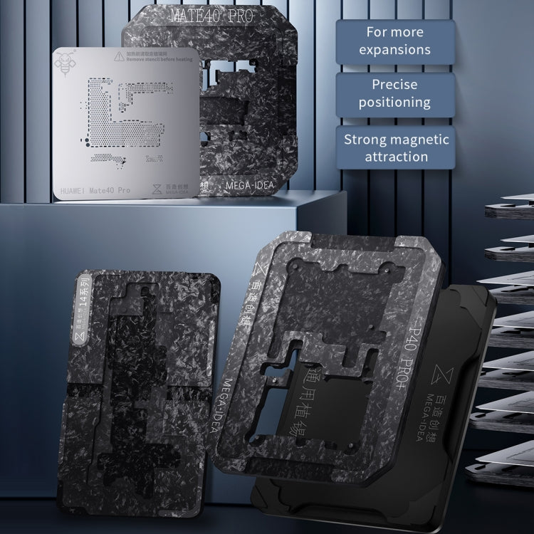 For Huawei Mate 50 Pro A Qianli Mega-idea Multi-functional Middle Frame Positioning BGA Reballing Platform - free shipping - PMC TechLife - Order now!