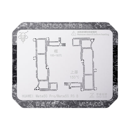 For Huawei Mate 50 Pro B Qianli Mega-idea Multi-functional Middle Frame Positioning BGA Reballing Platform - Repair Platform by QIANLI | Online Shopping South Africa | PMC Jewellery