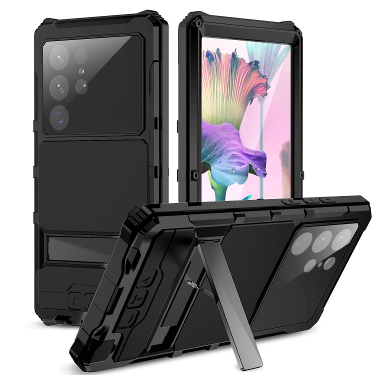 For Samsung Galaxy S23 Ultra 5G R-JUST RJ-56 3rd Gen Life Waterproof Dustproof Shockproof Phone Case(Black) - Galaxy S23 Ultra 5G Cases by R-JUST | Online Shopping South Africa | PMC TechLife | Buy Now Pay Later Mobicred