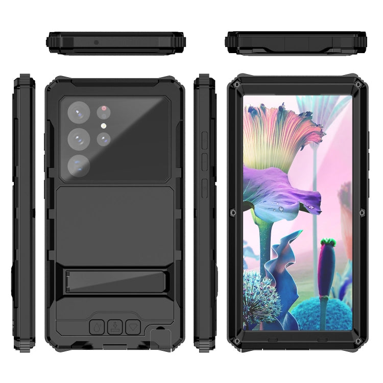 For Samsung Galaxy S23 Ultra 5G R-JUST RJ-56 3rd Gen Life Waterproof Dustproof Shockproof Phone Case(Black) - Galaxy S23 Ultra 5G Cases by R-JUST | Online Shopping South Africa | PMC TechLife | Buy Now Pay Later Mobicred