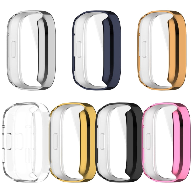 For Redmi Watch 3 Full Coverage TPU Electroplating Watch Protective Case(Transparent) - Smart Wear by PMC TechLife | Online Shopping South Africa | PMC TechLife