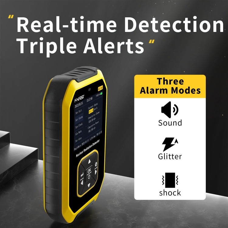 Fnirsi GC01 Home Lndustrial Marble Radioactive X / Y Ray Nuclear Radiation Detector Geiger Counter(Yellow) - free shipping - PMC TechLife - Order now!