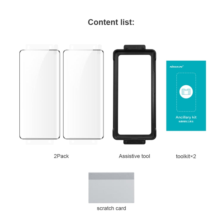 For OnePlus Ace 2 / 11R NILLKIN Impact Resistant Curved Surface Tempered Glass Film - OnePlus Tempered Glass by NILLKIN | Online Shopping South Africa | PMC TechLife | Buy Now Pay Later Mobicred