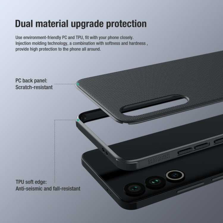 For Meizu 20 NILLKIN Frosted Shield Pro PC + TPU Phone Case(Red) - More Brand by NILLKIN | Online Shopping South Africa | PMC TechLife | Buy Now Pay Later Mobicred