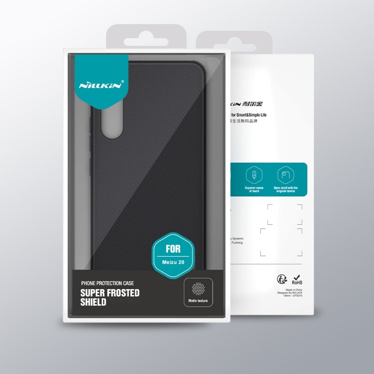 For Meizu 20 NILLKIN Frosted Shield Pro PC + TPU Phone Case(Black) - Meizu by NILLKIN | Online Shopping South Africa | PMC TechLife | Buy Now Pay Later Mobicred