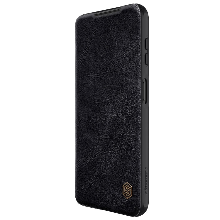 For Samsung Galaxy A14 4G NILLKIN QIN Series Pro Sliding Camera Cover Design Leather Phone Case(Black) - Galaxy Phone Cases by NILLKIN | Online Shopping South Africa | PMC TechLife | Buy Now Pay Later Mobicred