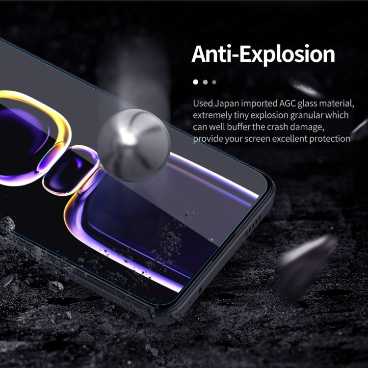 NILLKIN H+Pro 0.2mm 9H Explosion-proof Tempered Glass Film For Xiaomi Redmi K60 / K60 Pro / K60E - free shipping - PMC TechLife - Order now!