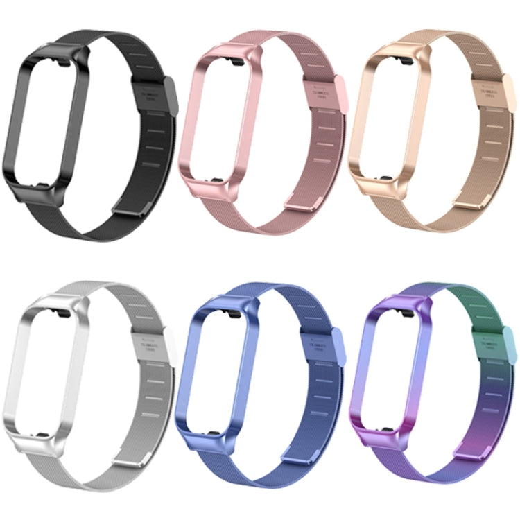 For Redmi Band 2 Milan Buckle Metal Watch Band(Black) - Smart Wear by PMC TechLife | Online Shopping South Africa | PMC TechLife