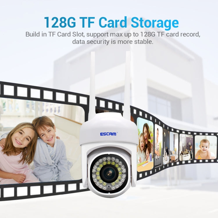 ESCAM PVR007 3MP Smart HD WiFi Camera Support Full Color Night Vision / Motion Detection / Sound Alarm / TF Card(US Plug) - Wireless Camera by ESCAM | Online Shopping South Africa | PMC TechLife | Buy Now Pay Later Mobicred