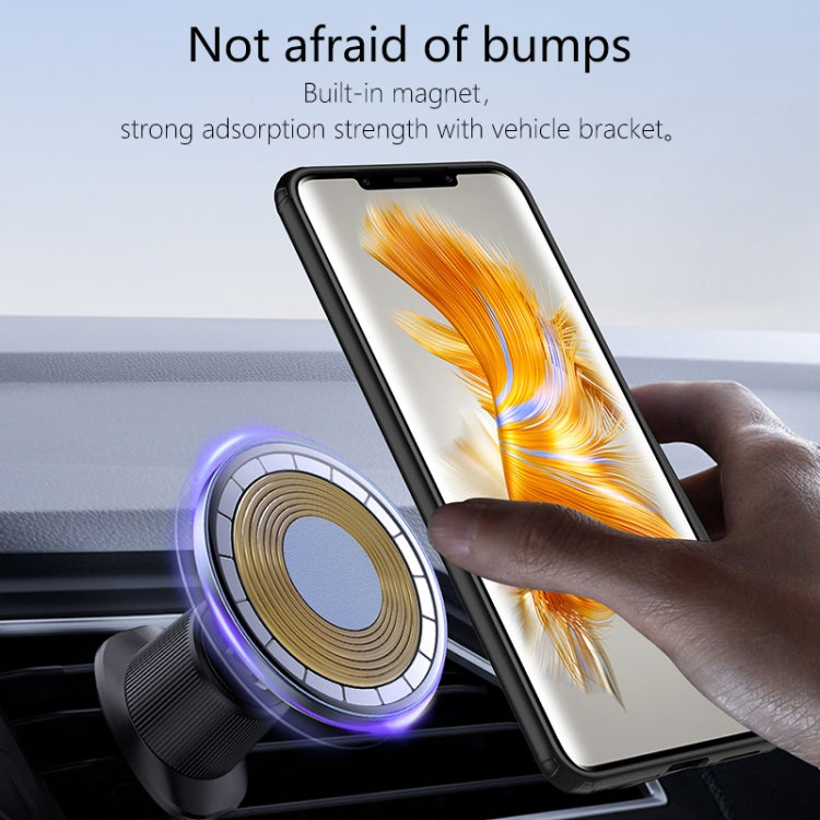 For Huawei Mate 50 Pro wlons Magsafe Carbon Fiber Kevlar TPU Phone Case(Black) - Huawei Cases by wlons | Online Shopping South Africa | PMC TechLife | Buy Now Pay Later Mobicred