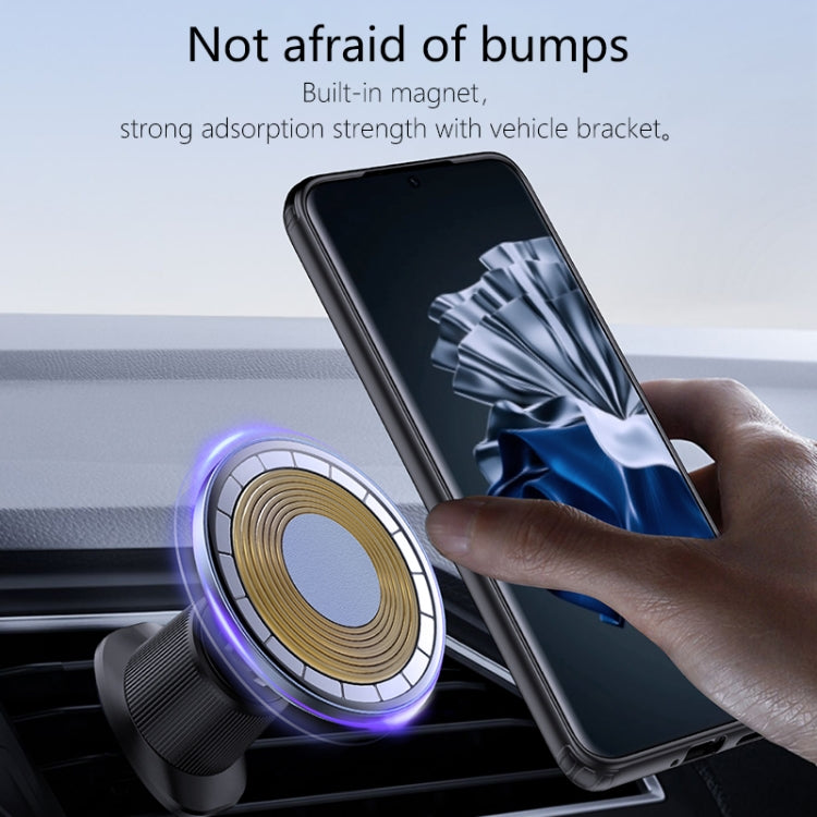 For Huawei P60 wlons Magsafe Carbon Fiber Kevlar TPU Phone Case(Black) - Huawei Cases by wlons | Online Shopping South Africa | PMC TechLife | Buy Now Pay Later Mobicred