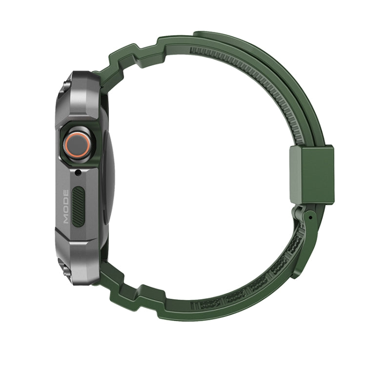 NILLKIN Ruidong Series Alloy + TPU Integrated Watch Band For Apple Watch Series 8&7 45mm(Grey) - Watch Bands by NILLKIN | Online Shopping South Africa | PMC TechLife | Buy Now Pay Later Mobicred