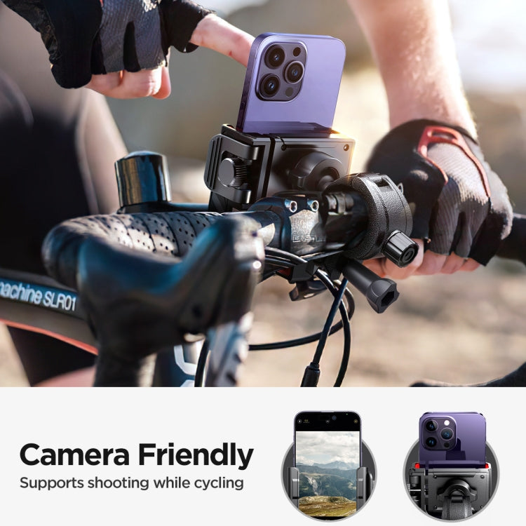 JOYROOM JR-ZS266 Bicycle Handle Phone Mount Compatible with 4.7-6.8 inch(Black) - free shipping - PMC TechLife - Order now!