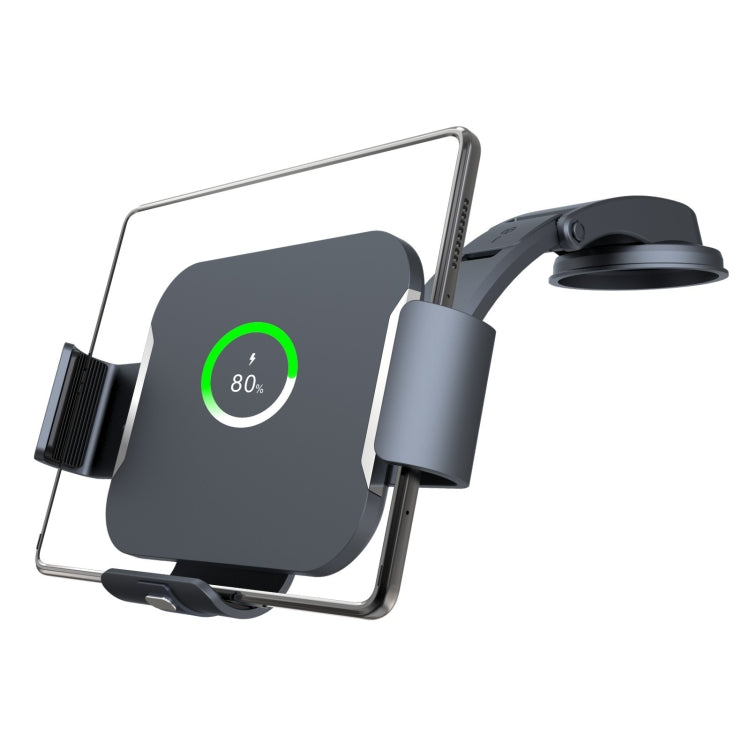 For Samsung Galaxy Z Fold4 / 3 S7 Dual Coil Car Phone Holder Wireless Charger - Wireless Charger Holders by PMC TechLife | Online Shopping South Africa | PMC TechLife
