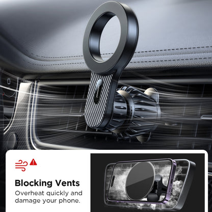 JOYROOM JR-ZS355 Magnetic Car Air Vent Phone Mount(Black) - Car Holders by JOYROOM | Online Shopping South Africa | PMC Jewellery