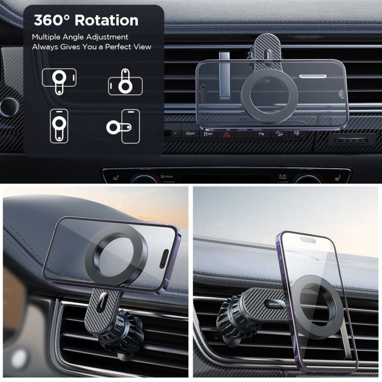 JOYROOM JR-ZS355 Magnetic Car Air Vent Phone Mount(Black) - Car Holders by JOYROOM | Online Shopping South Africa | PMC Jewellery