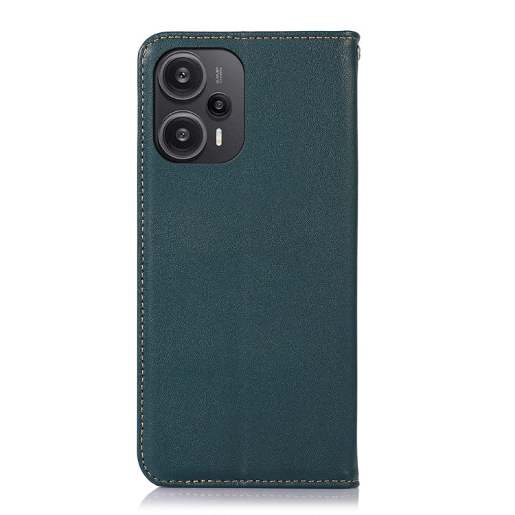 For Xiaomi Redmi Note 12 Turbo 5G KHAZNEH Nappa Top Layer Cowhide Leather Phone Case(Green) - Xiaomi Cases by PMC TechLife | Online Shopping South Africa | PMC TechLife