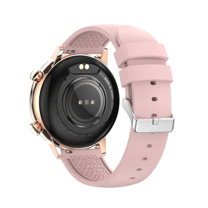 HK39 1.1 inch Smart Silicone Strap Watch Supports Bluetooth Call/Blood Oxygen Monitoring(Pink) - Smart Wear by PMC Jewellery | Online Shopping South Africa | PMC Jewellery