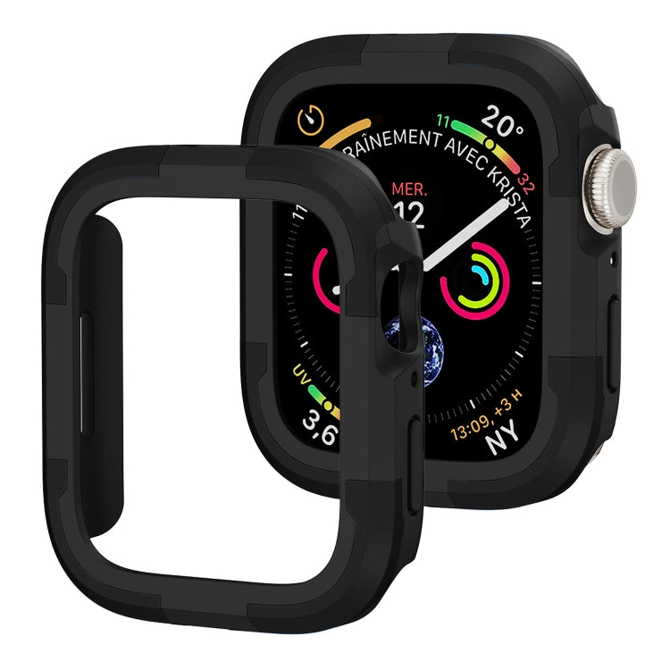 For Apple Watch Ultra 49mm Armor Frame Watch Case(Black) - Smart Wear by PMC Jewellery | Online Shopping South Africa | PMC Jewellery