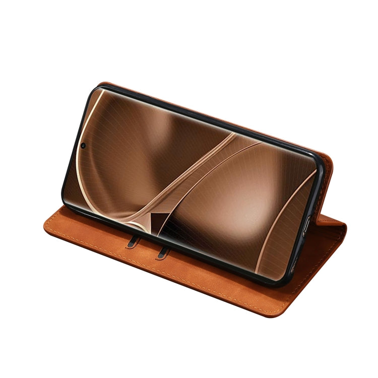 For Nokia G22 Skin Feel Magnetic Horizontal Flip Leather Phone Case(Light Brown) - free shipping - PMC TechLife - Order now!
