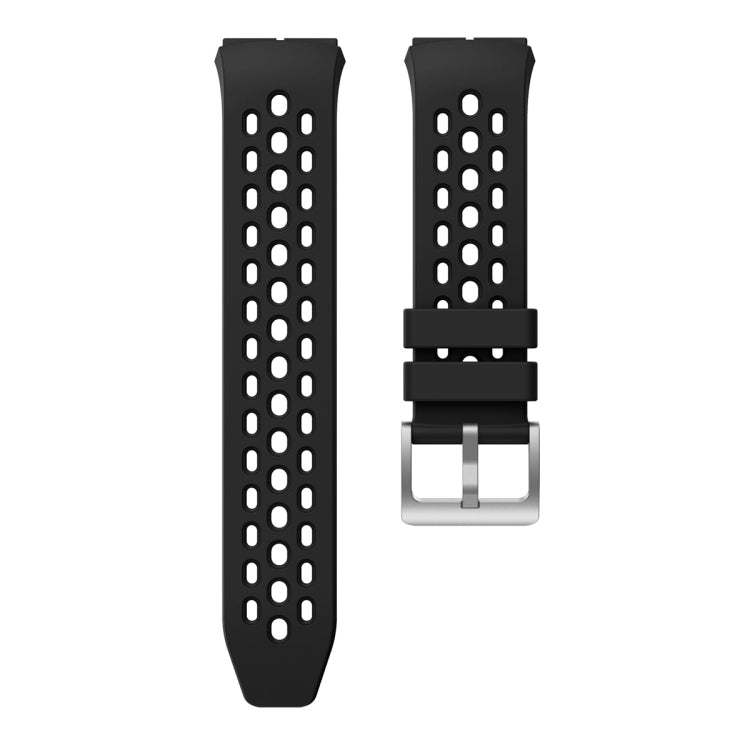 For Huawei Watch GT 2e Two Color Round Hole Silicone Watch Band(Balck Balck) - Smart Wear by PMC TechLife | Online Shopping South Africa | PMC TechLife
