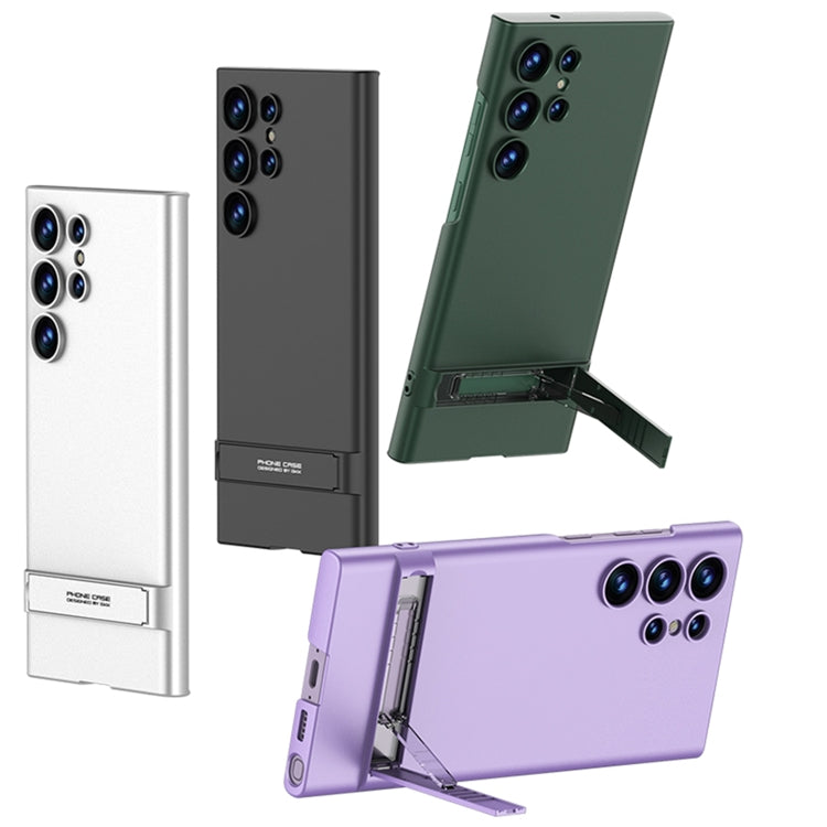 For Samsung Galaxy S23 Ultra 5G GKK Triumph Ultra Thin Full Coverage Phone Case with Stand(Purple) - Galaxy S23 Ultra 5G Cases by GKK | Online Shopping South Africa | PMC TechLife | Buy Now Pay Later Mobicred