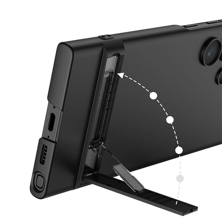 For Samsung Galaxy S23 Ultra 5G GKK Triumph Ultra Thin Full Coverage Phone Case with Stand(Purple) - Galaxy S23 Ultra 5G Cases by GKK | Online Shopping South Africa | PMC TechLife | Buy Now Pay Later Mobicred