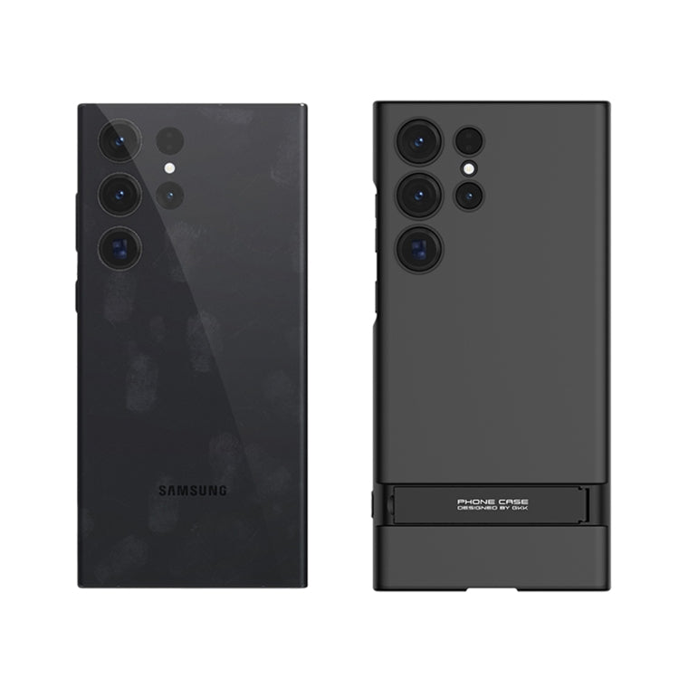 For Samsung Galaxy S23 Ultra 5G GKK Triumph Ultra Thin Full Coverage Phone Case with Stand(Purple) - Galaxy S23 Ultra 5G Cases by GKK | Online Shopping South Africa | PMC TechLife | Buy Now Pay Later Mobicred