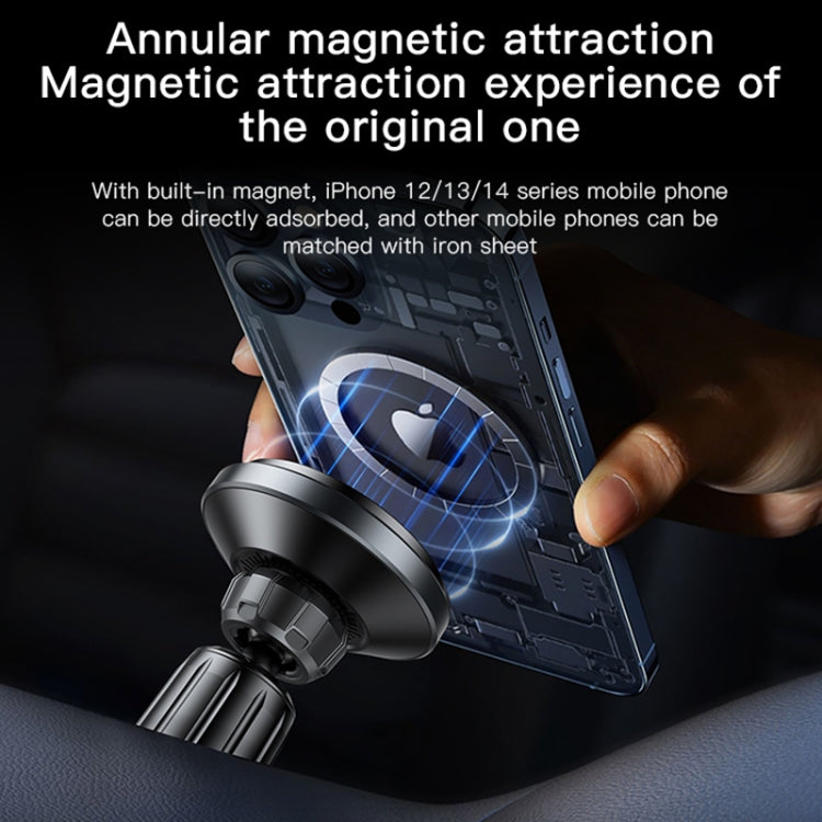 Yesido C190 15W Magsafe Magnetic Car Air Vent Wireless Charger(Black) - Wireless Charger Holders by Yesido | Online Shopping South Africa | PMC TechLife | Buy Now Pay Later Mobicred