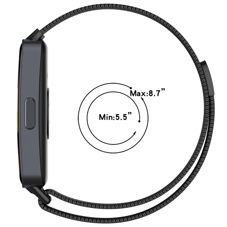 For Huawei Band 8 Milanese Metal Watch Band(Colorful) - Smart Wear by PMC TechLife | Online Shopping South Africa | PMC TechLife