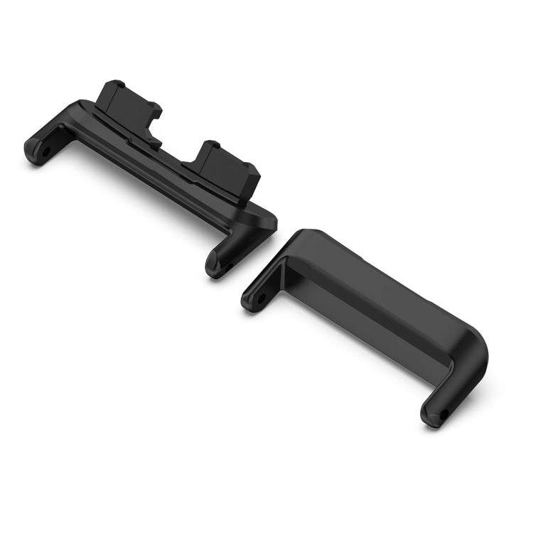 For Huawei Band 8 1 Pair Stainless steel Metal Watch Band Connector(Black) -  by PMC TechLife | Online Shopping South Africa | PMC TechLife