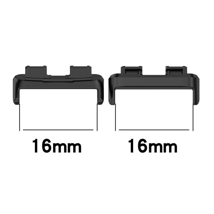For Huawei Band 8 1 Pair Stainless steel Metal Watch Band Connector(Rose Gold) -  by PMC TechLife | Online Shopping South Africa | PMC TechLife