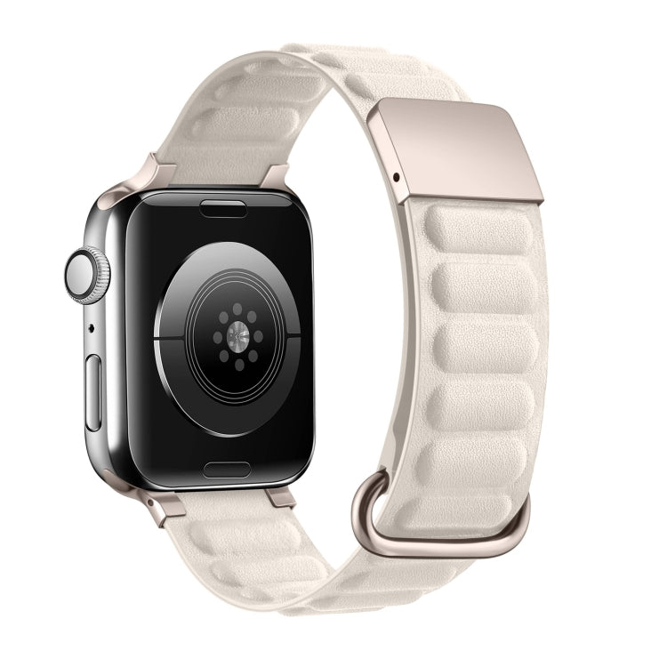 Magnetic Reverse Buckle Watch Band For Apple Watch Series 8&7 45mm(Starlight) - Smart Wear by PMC TechLife | Online Shopping South Africa | PMC TechLife