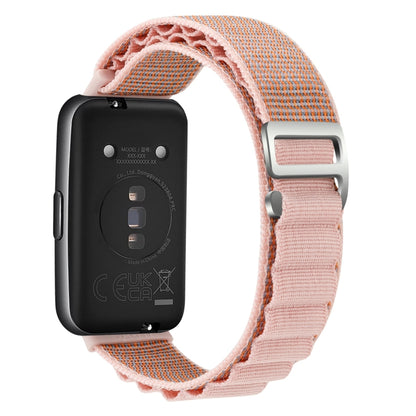 For Huawei Band 7 Loop Nylon Watch Band(Pink) - Smart Wear by PMC Jewellery | Online Shopping South Africa | PMC Jewellery