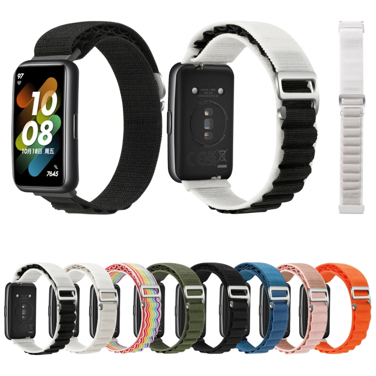 For Huawei Band 7 Loop Nylon Watch Band(Starlight) - Smart Wear by PMC TechLife | Online Shopping South Africa | PMC TechLife
