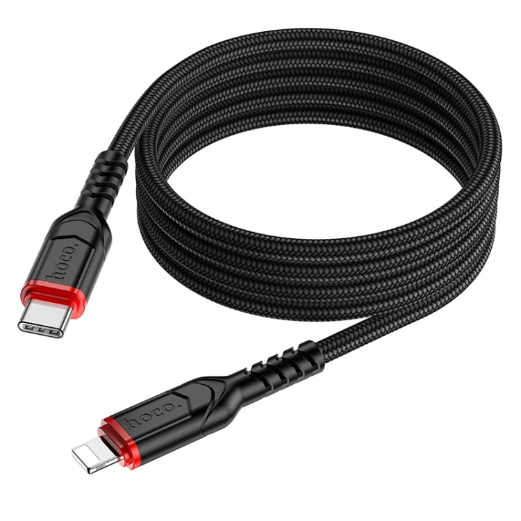 hoco X59 Victory PD 20W USB-C / Type-C to 8 Pin Charging Data Dable, Length:1m(Red) - 2 in 1 Cable by hoco | Online Shopping South Africa | PMC Jewellery