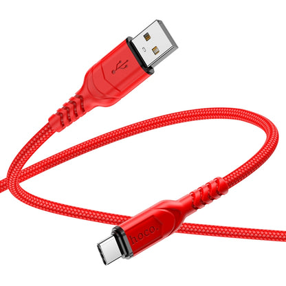 hoco X59 Victory 3A USB to USB-C / Type-C Charging Data Dable, Length:2m(Blue) - USB-C & Type-C Cable by hoco | Online Shopping South Africa | PMC Jewellery