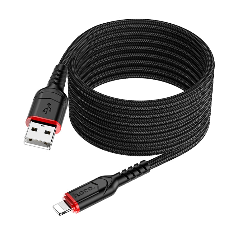 hoco X59 Victory 2.4A USB to 8 Pin Charging Data Dable, Length:2m(Red) - Normal Style Cable by hoco | Online Shopping South Africa | PMC Jewellery