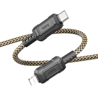 hoco X94 Leader PD 20W USB-C / Type-C to 8 Pin Charging Data Dable, Length:1m(Black) - 2 in 1 Cable by hoco | Online Shopping South Africa | PMC Jewellery