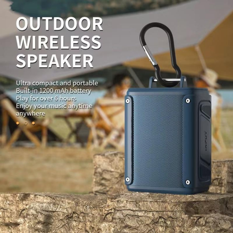 New Rixing NR109 TF FM Portable Bluetooth Stereo Surround(Blue) - Desktop Speaker by New Rixing | Online Shopping South Africa | PMC TechLife